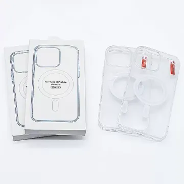 Ốp lưng iPhone 16 Pro Max Clear Case Magnetic trong suốt