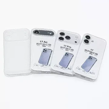 Ốp lưng iPhone 17 Pro Max TPU Space trong suốt