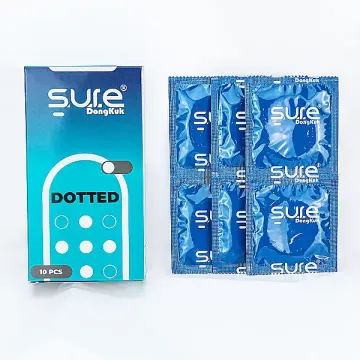 Bao cao su Sure Dongkuk Dotted 10 bao bề mặt gai nổi ma sát kích thích