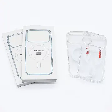 Ốp lưng iPhone 17 Pro Clear Case Magnetic trong suốt