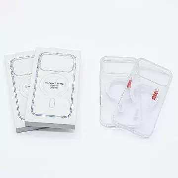 Ốp lưng iPhone 17 Pro Max Clear Case Magnetic trong suốt