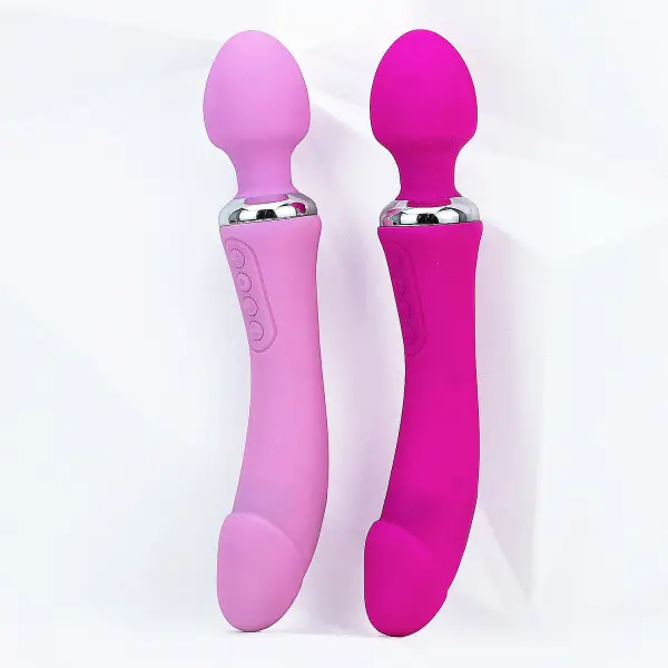 Máy massage điểm G rung 2 đầu Double End ấm nóng pin sạc