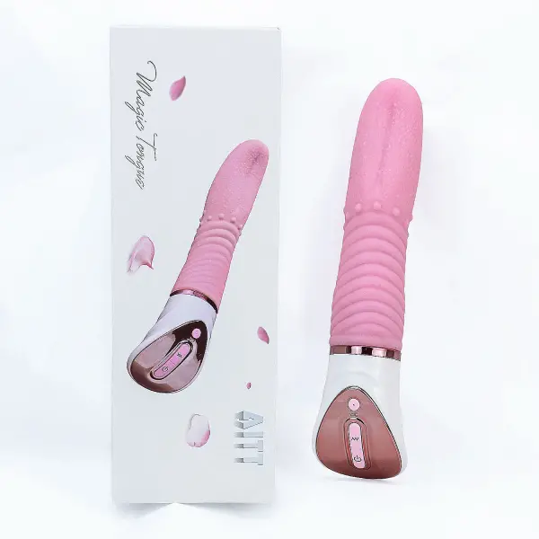 Lưỡi Liếm Massage Rung, Ngoáy, Phát Nhiệt - Magic Tongue
