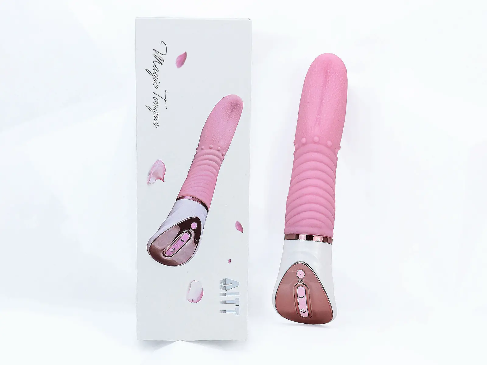 Lưỡi Liếm Massage Rung, Ngoáy, Phát Nhiệt - Magic Tongue