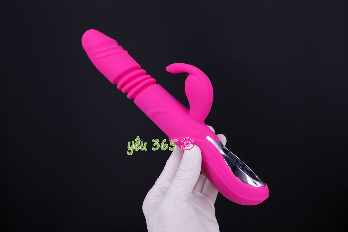 Dương vật giả rung thụt, phát nhiệt Rabbit Vibrator 6