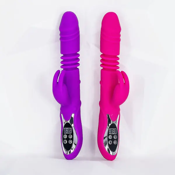 Dương vật giả rung thụt, phát nhiệt Rabbit Vibrator