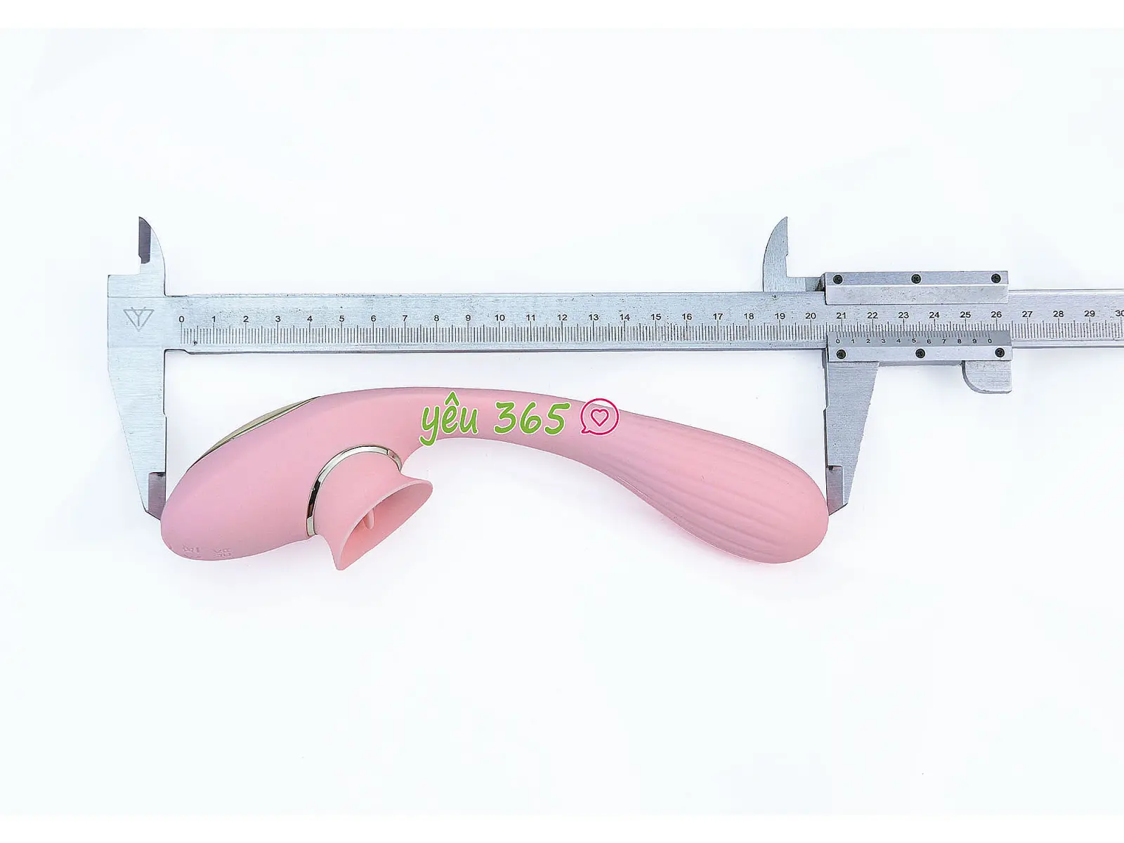 Máy mát xa DISA kết hợp lưỡi liếm rung 2 đầu pin sạc nhỏ gọn