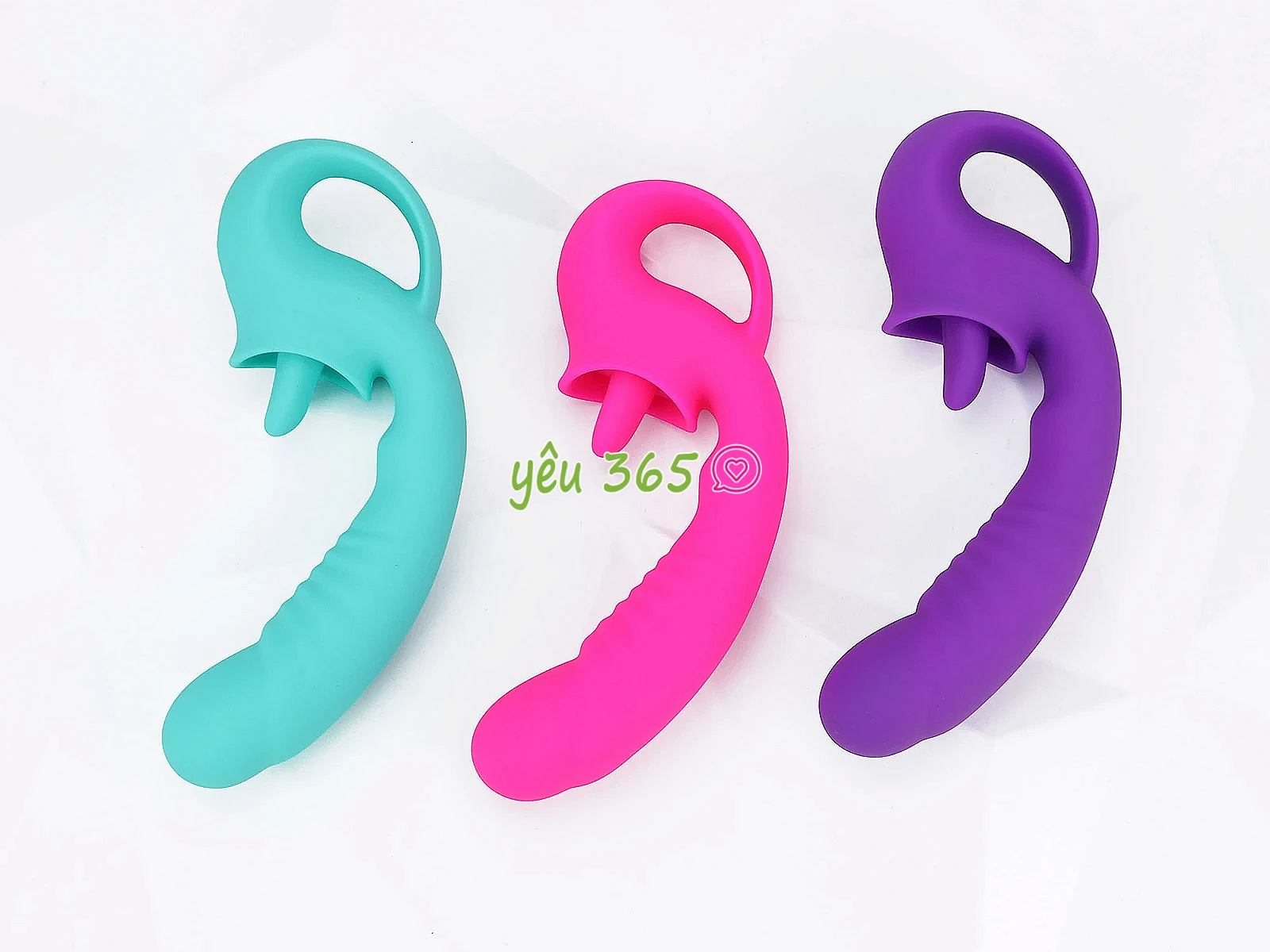 Dương vật giả Tongue Licking rung liếm lưỡi 2 trong 1 mang đến trải nghiệm đa điểm