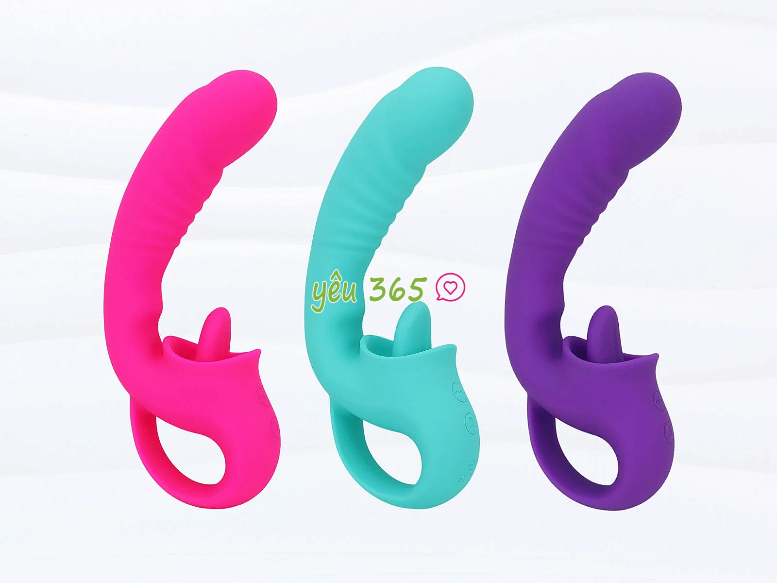 Dương vật giả Tongue Licking rung liếm lưỡi 2 trong 1 mang đến trải nghiệm đa điểm