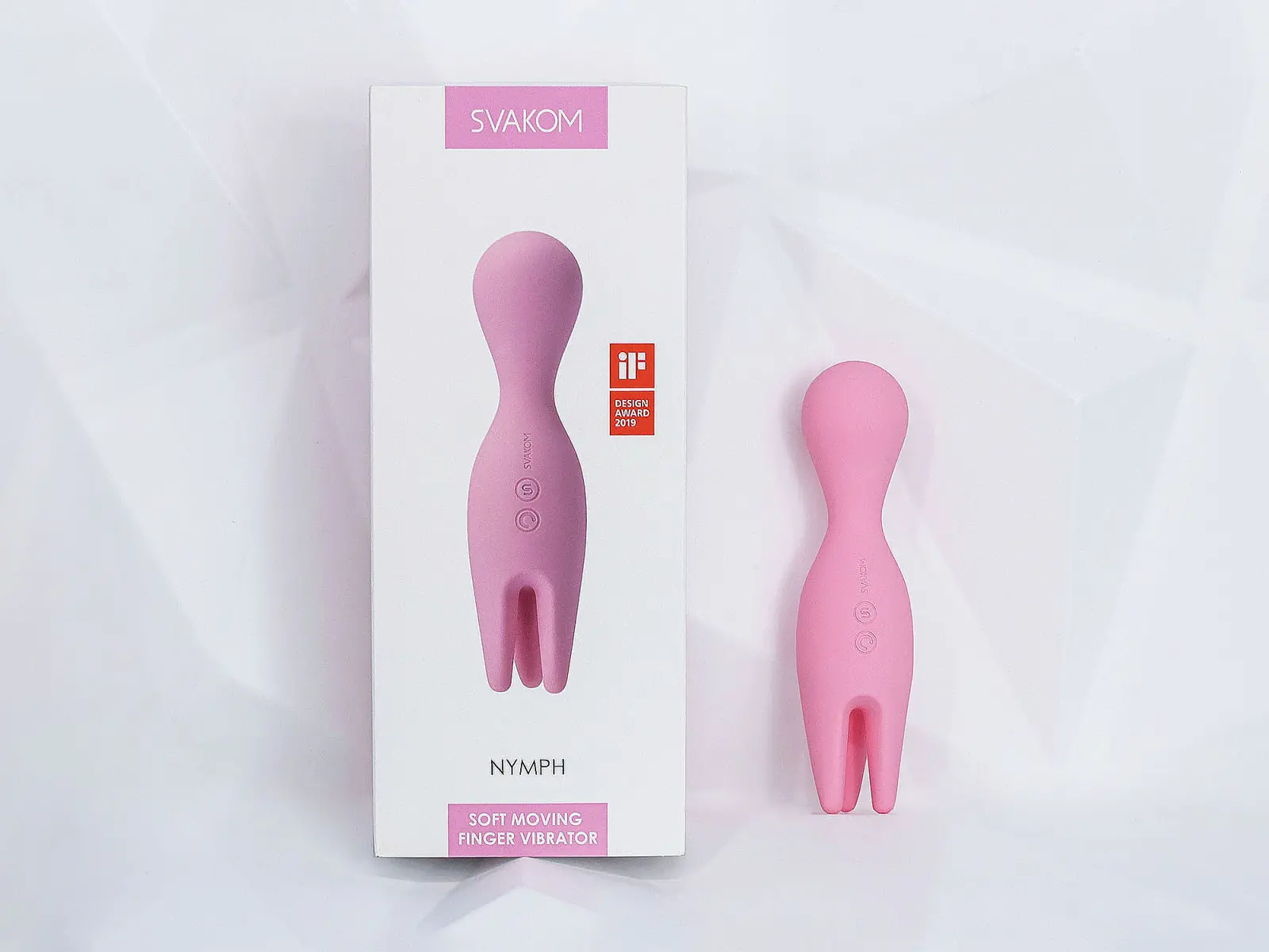 M&aacute;y m&aacute;t xa ng&oacute;n tay rung điểm G Svakom Nymph 5 ch&ecirc;́ đ&ocirc;̣ rung