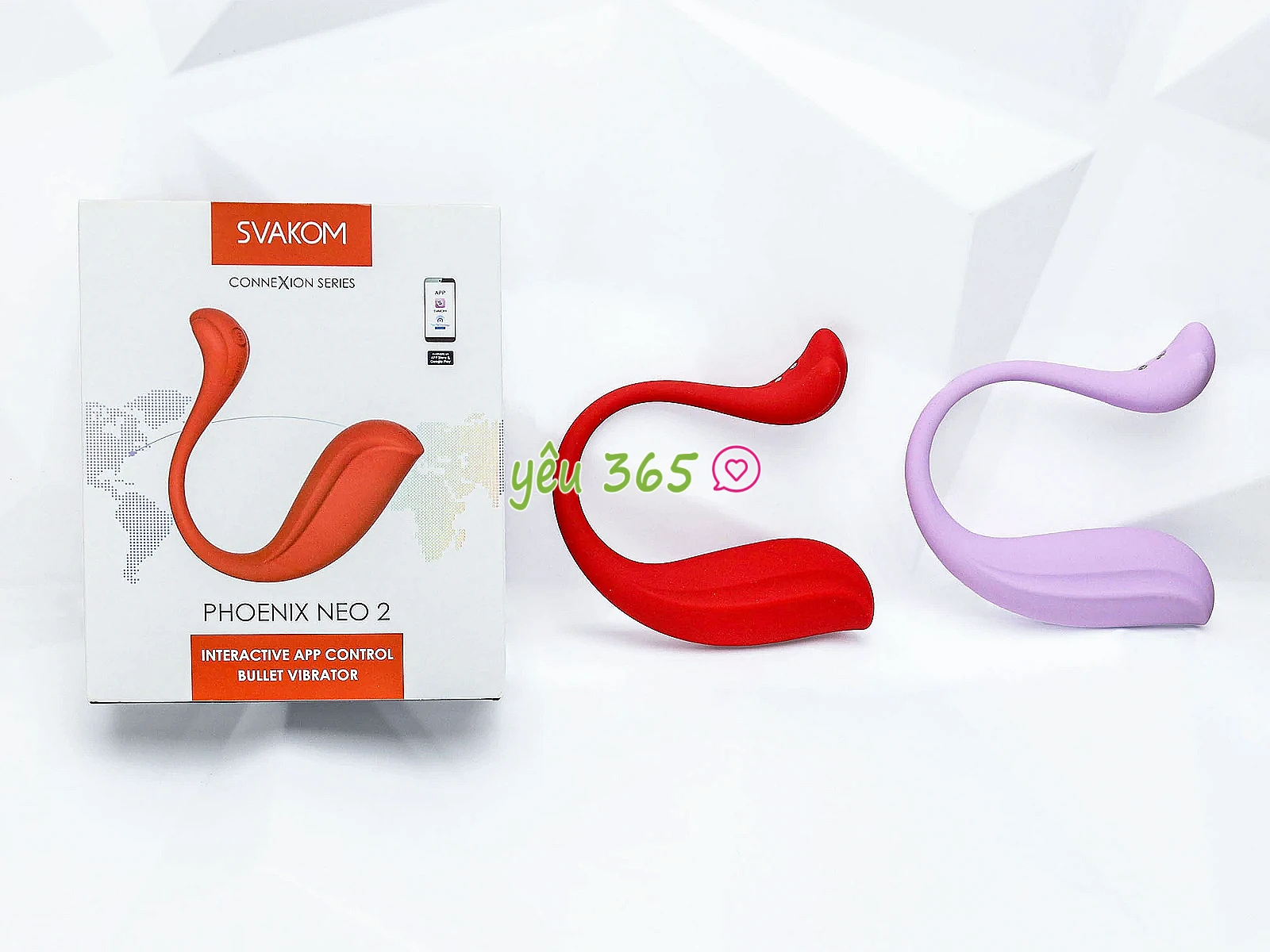 Trứng rung Svakom Phoenix Neo 2 - điều khiển không dây toàn cầu qua App