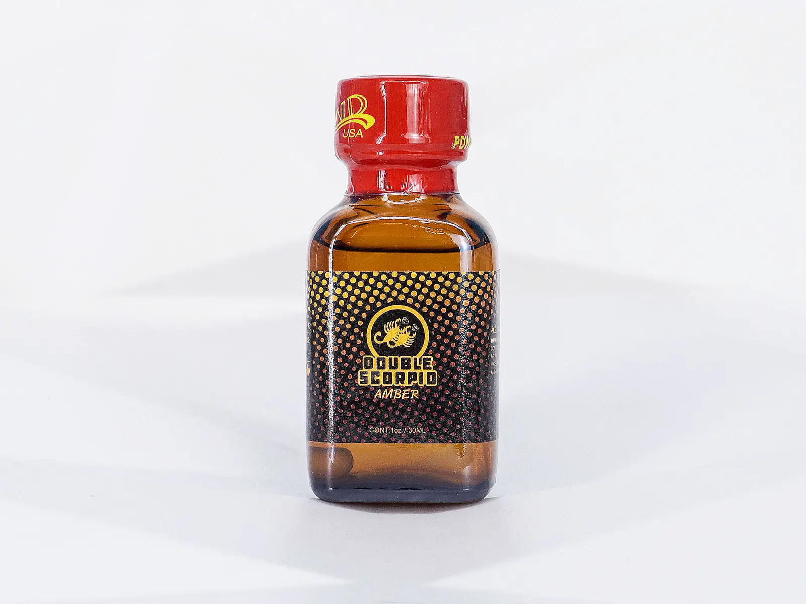 Chai h&iacute;t Double Scorpio Amber 30ml tăng cường sự nhạy cảm v&agrave; kho&aacute;i cảm tột đỉnh