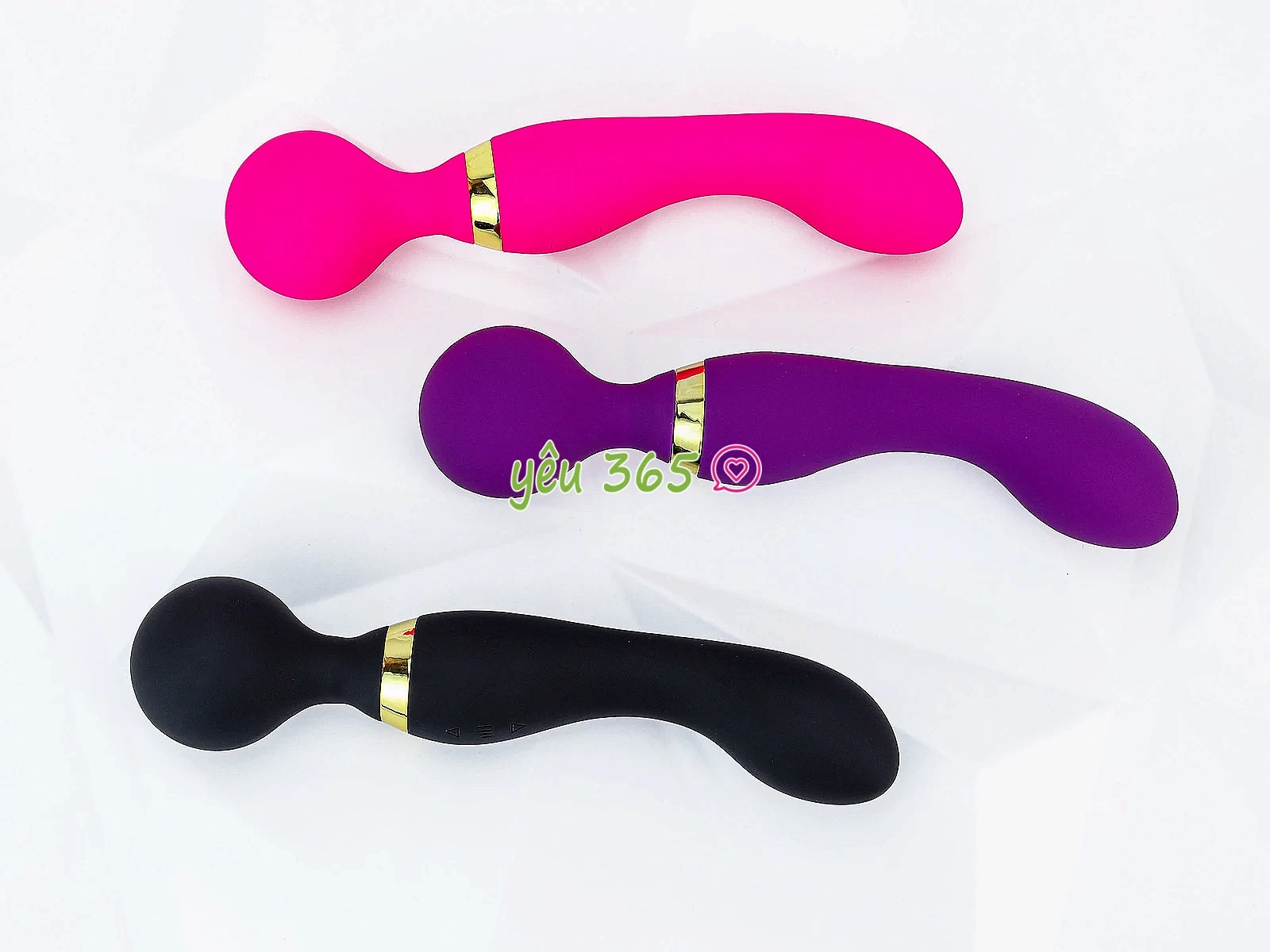 Máy massage hai đầu rung kích thích điểm G mạnh mẽ đa năng