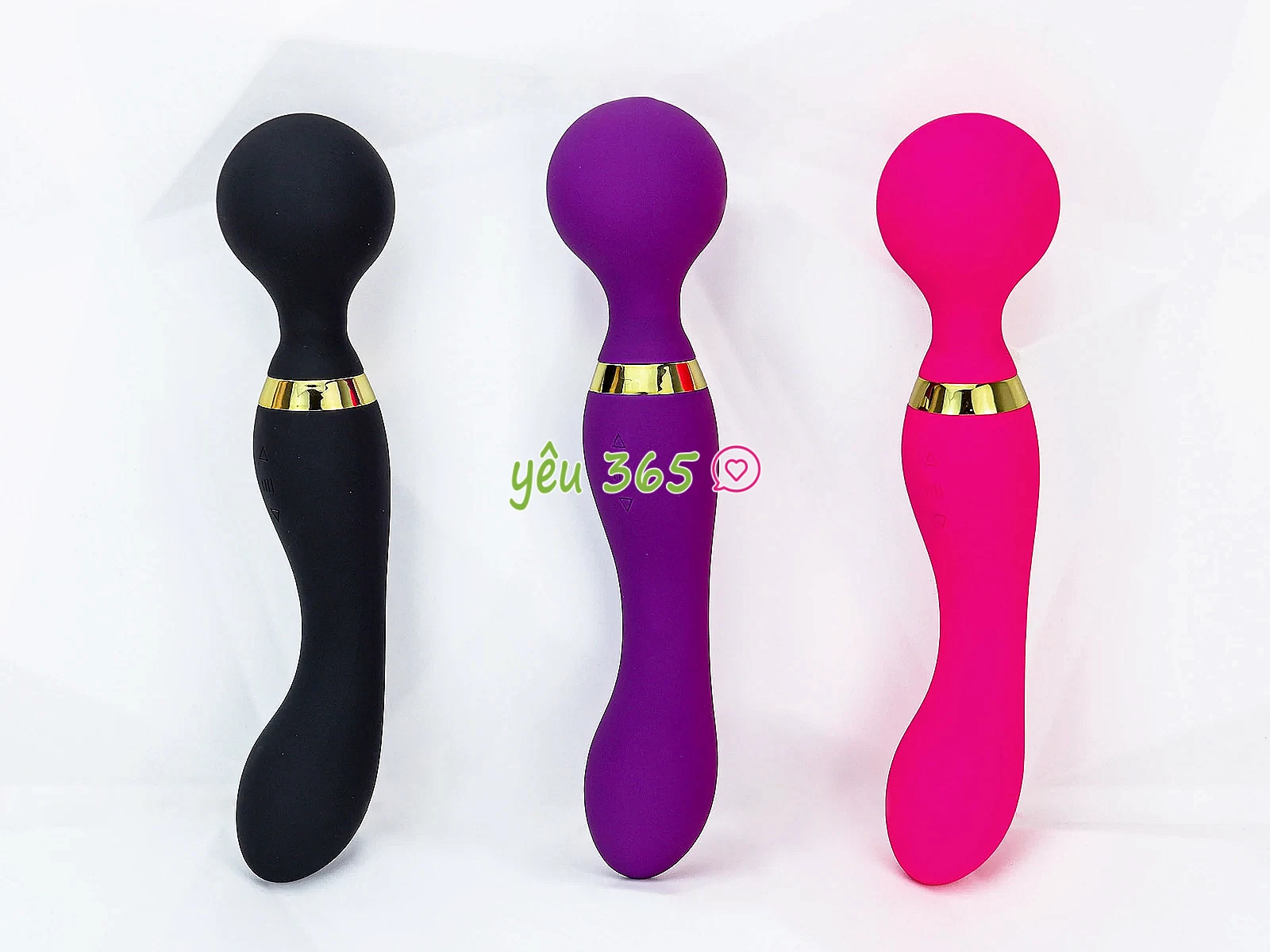 Máy massage hai đầu rung kích thích điểm G mạnh mẽ đa năng