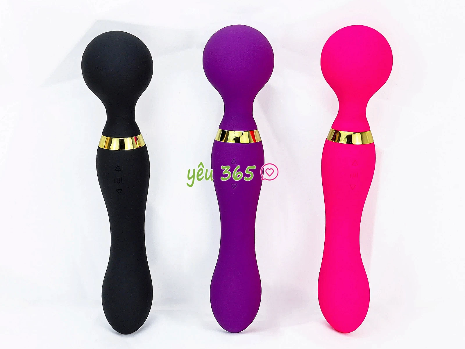 Máy massage hai đầu rung kích thích điểm G mạnh mẽ đa năng