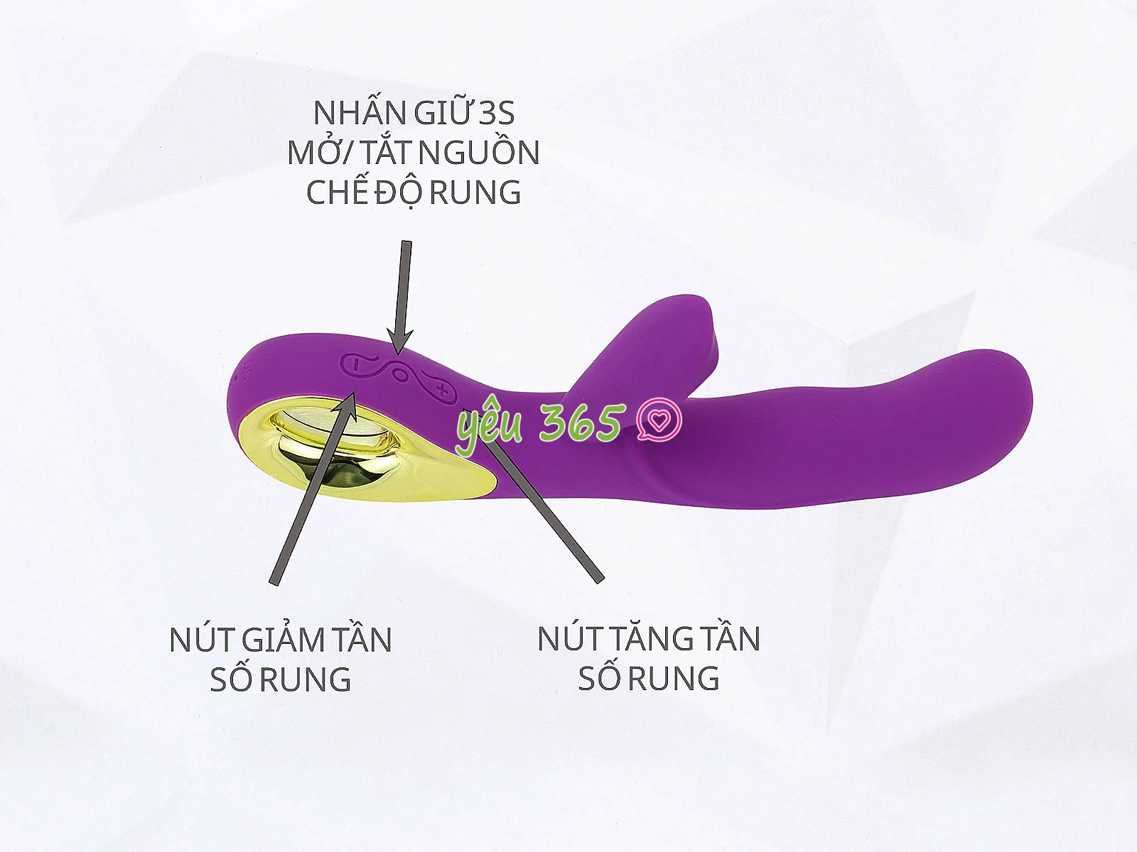 Máy massage điểm G M.S Sex Angel II có nhánh pin sạc giá rẻ
