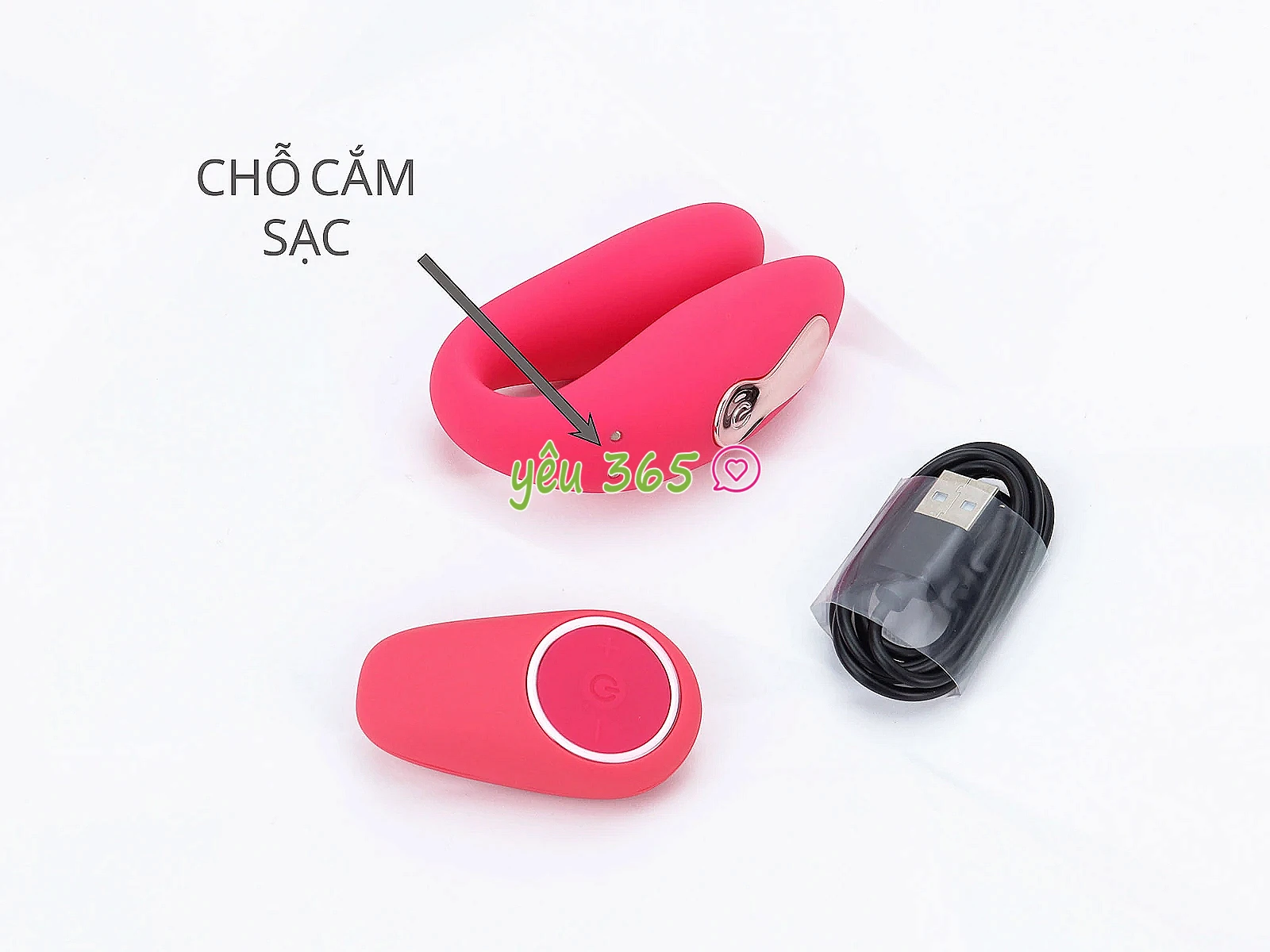 Trứng rung tình yêu 2 đầu sang trọng có điều khiển