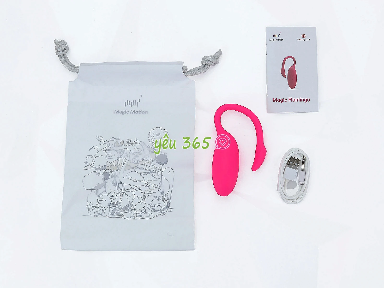 Trứng rung tình yêu thiên nga Flamingo sử dụng Smartphone ➩ Chính hãng