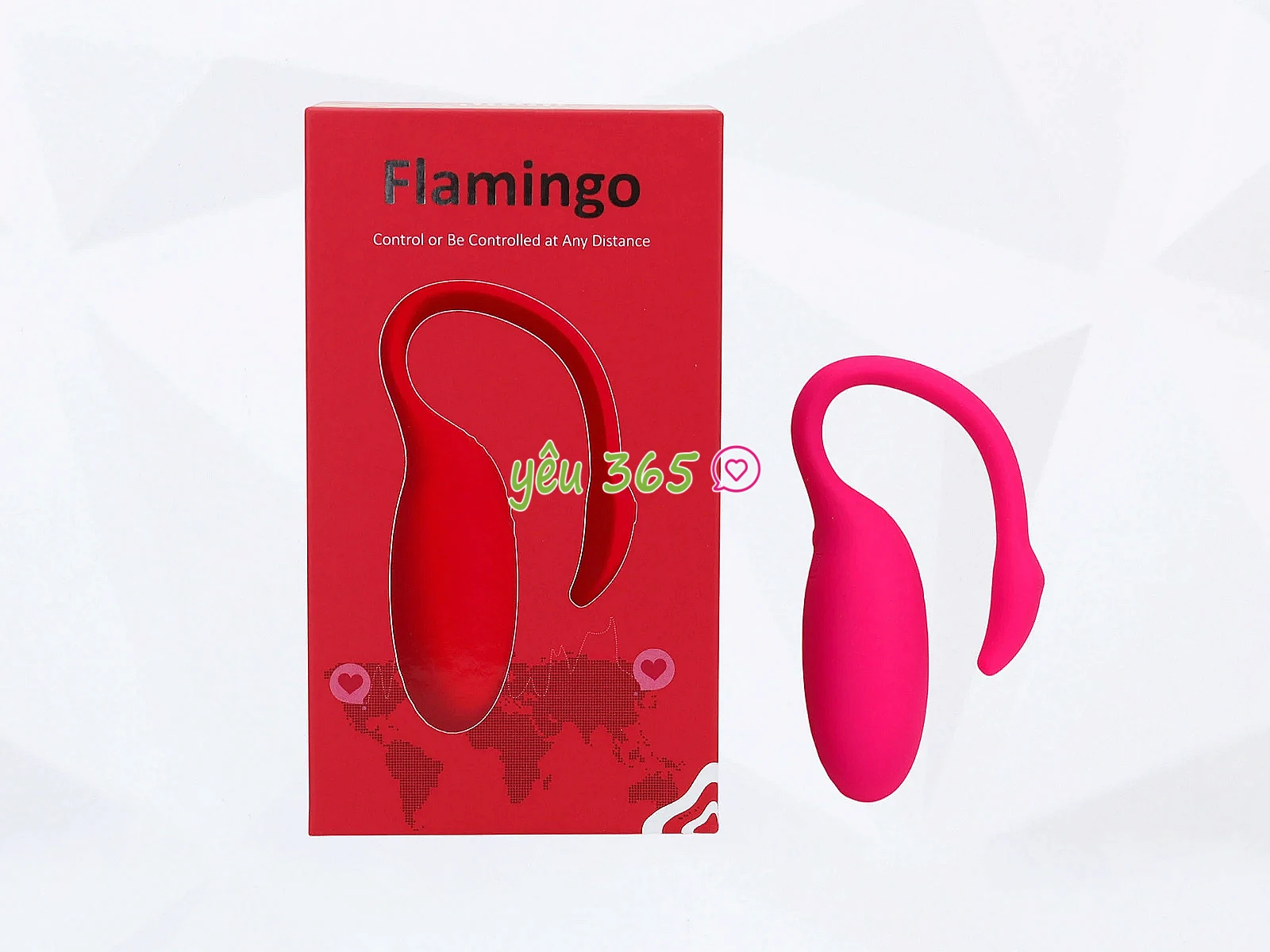 Trứng rung tình yêu thiên nga Flamingo sử dụng Smartphone ➩ Chính hãng