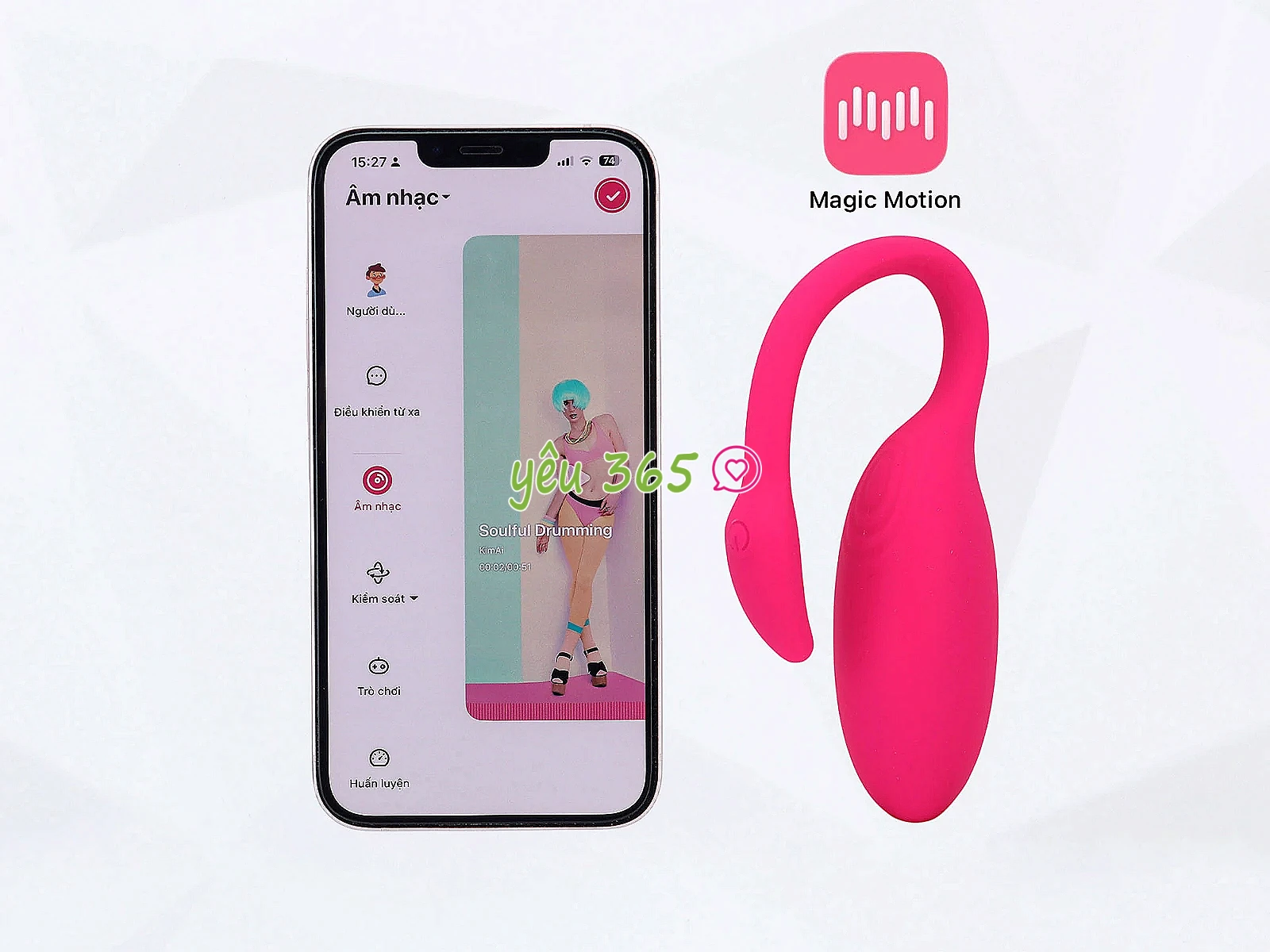 Trứng rung tình yêu thiên nga Flamingo sử dụng Smartphone ➩ Chính hãng