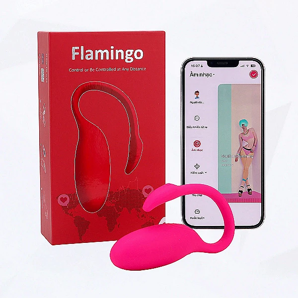Trứng rung tình yêu thiên nga Flamingo sử dụng Smartphone ➩ Chính hãng
