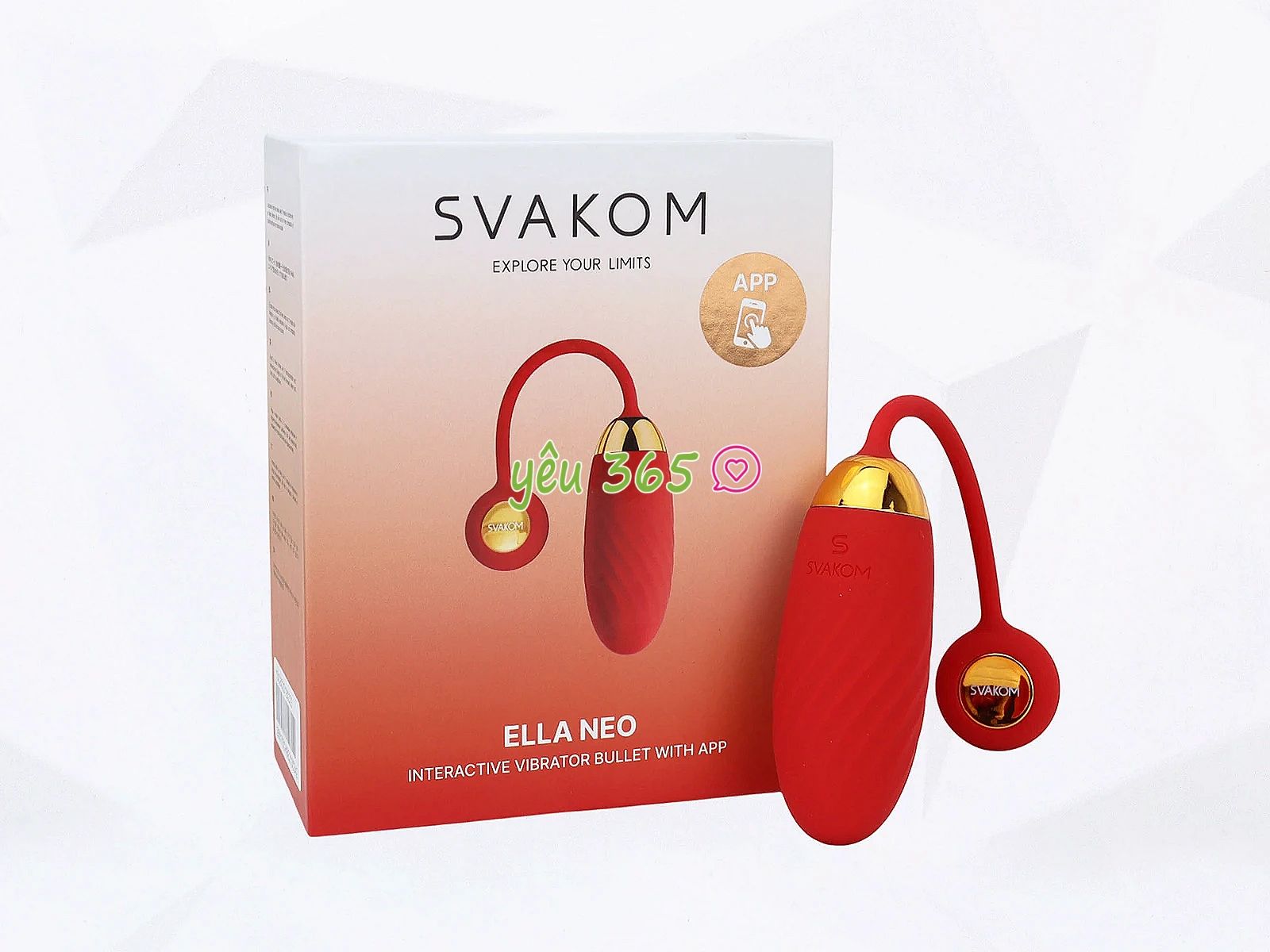 Trứng rung tình yêu Svakom Ella Neo điều khiển Smartphone