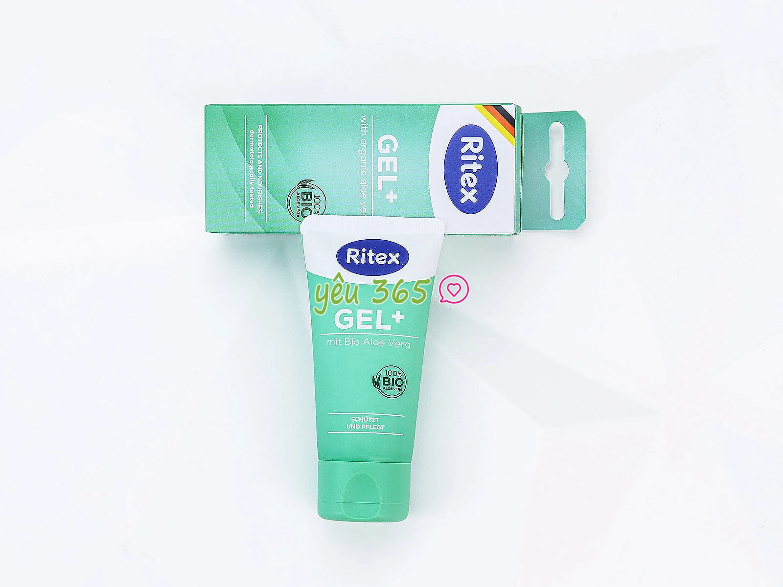 Gel bôi trơn dưỡng ẩm lô hội Ritex GEL+ nhẹ dịu và tự nhiên