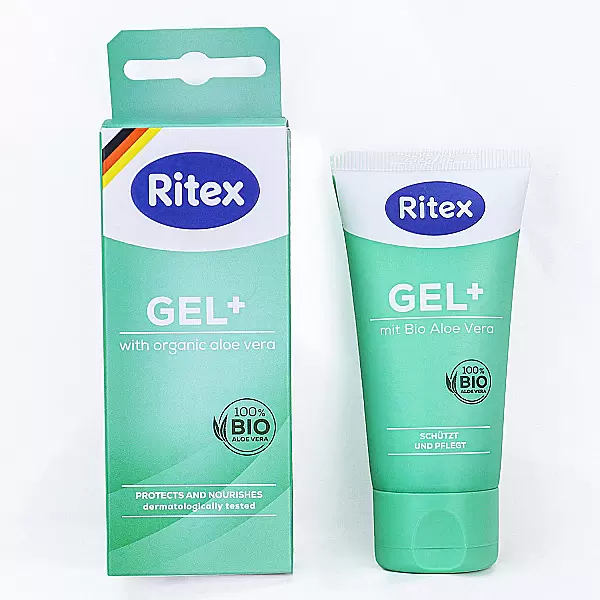 Gel bôi trơn dưỡng ẩm lô hội Ritex GEL+ nhẹ dịu và tự nhiên