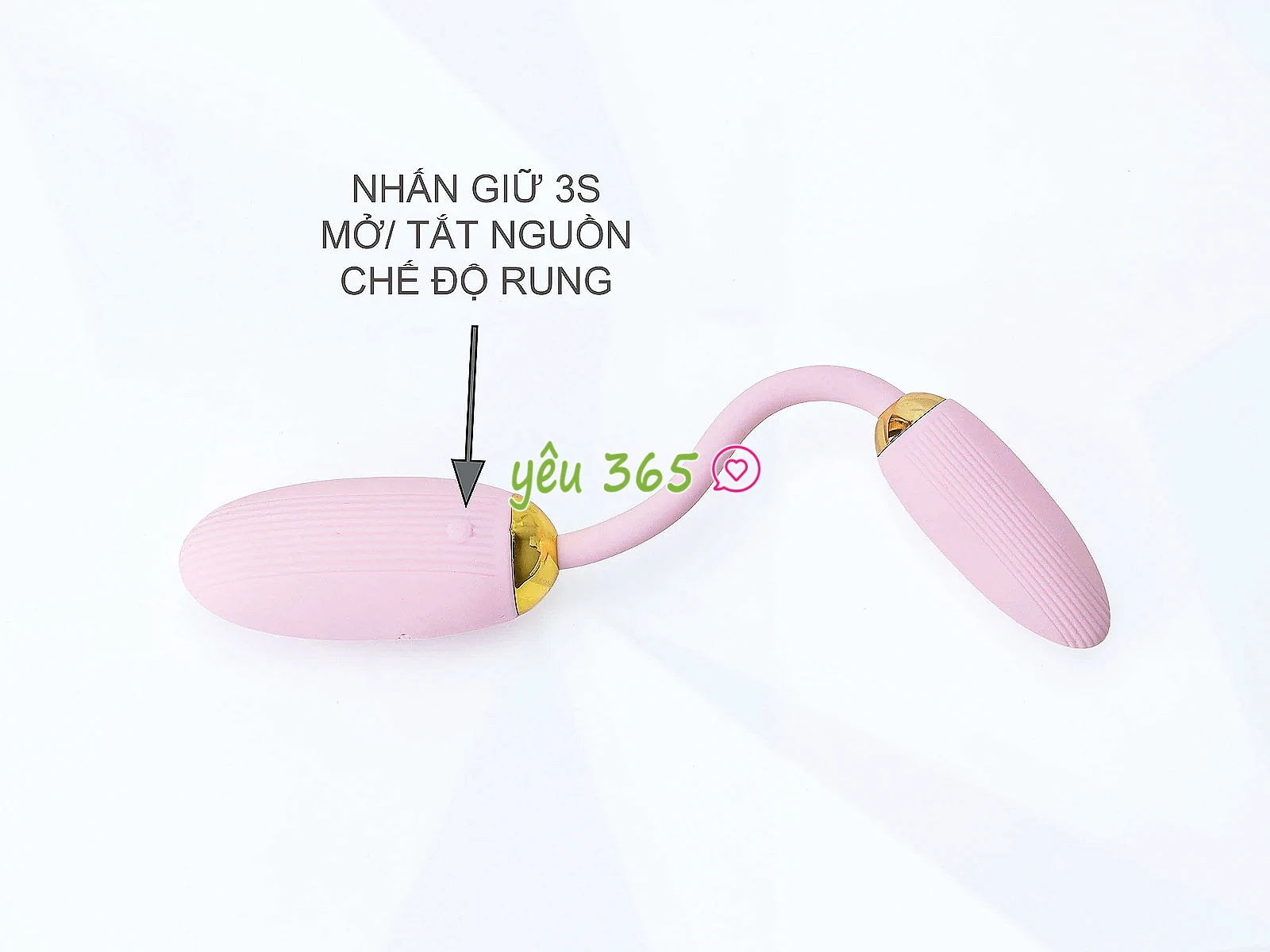 Trứng rung 2 đầu Ankni nhỏ gọn có điều khiển từ xa