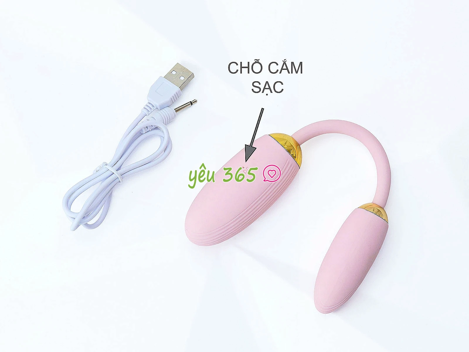 Trứng rung 2 đầu Ankni nhỏ gọn có điều khiển từ xa