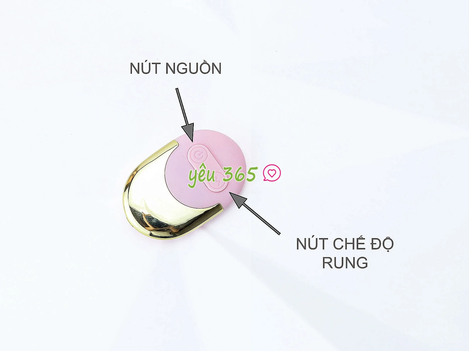 Trứng rung 2 đầu Ankni nhỏ gọn có điều khiển từ xa