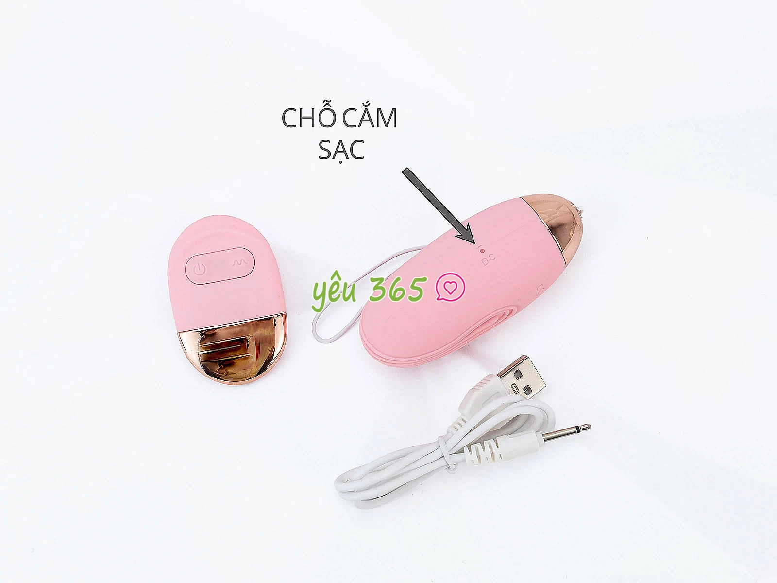 Trứng rung tình yêu cao cấp điều khiển từ xa LiLo Small Whale