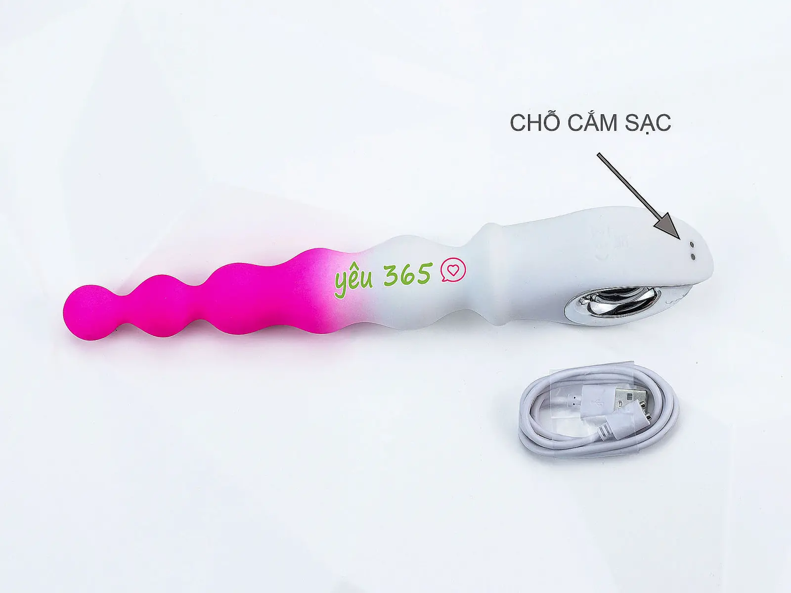 Kích hậu chuỗi bóng bi gợn sóng Pink Ripple