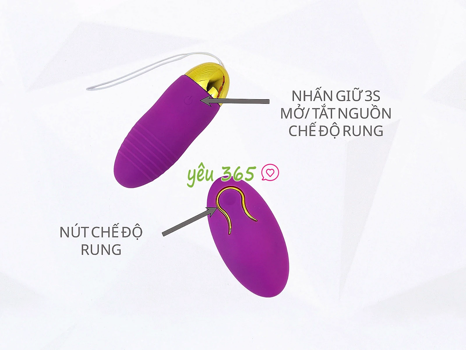 Trứng rung sạc Safiman - sextoy dạo đầu