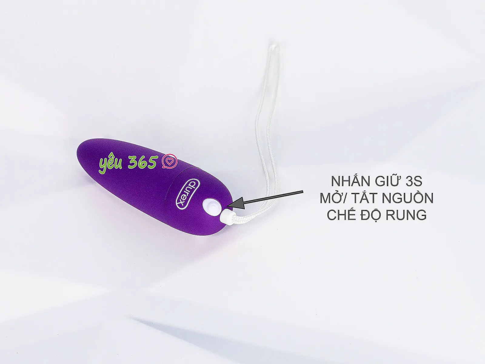 Trứng rung tình yêu Durex Play pin sạc