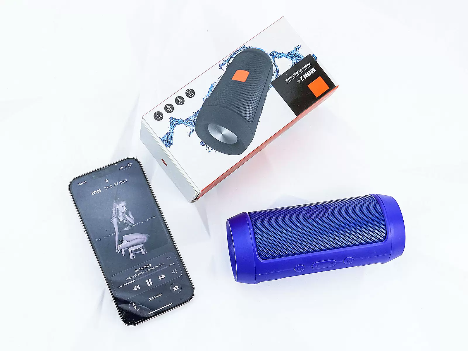 Loa Bluetooth MINI 2+ nhỏ gọn, âm thanh mạnh mẽ, pin trâu tiện lợi