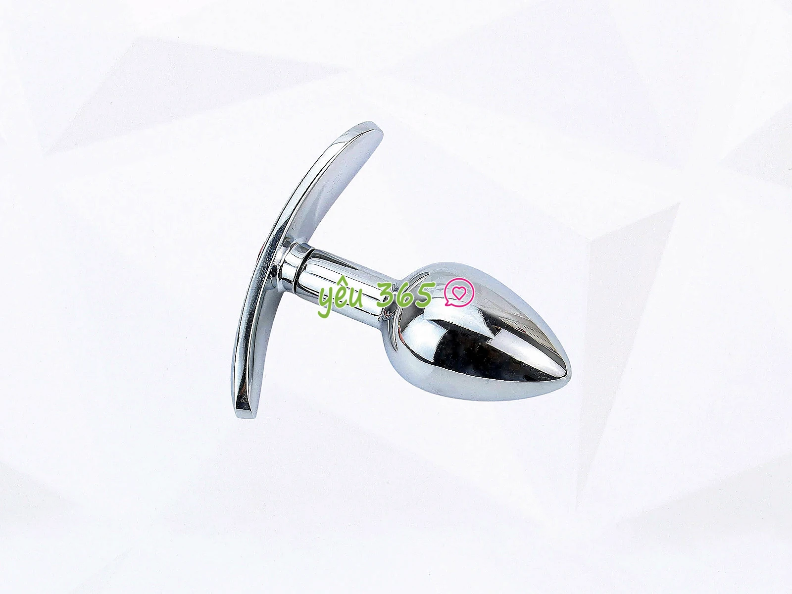 Dụng cụ kích thích hậu môn inox có tay cầm