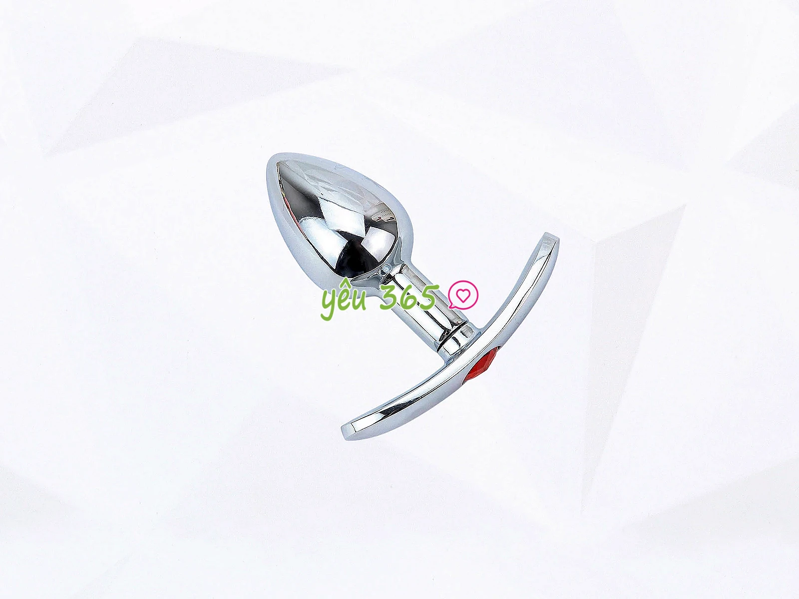 Dụng cụ kích thích hậu môn inox có tay cầm