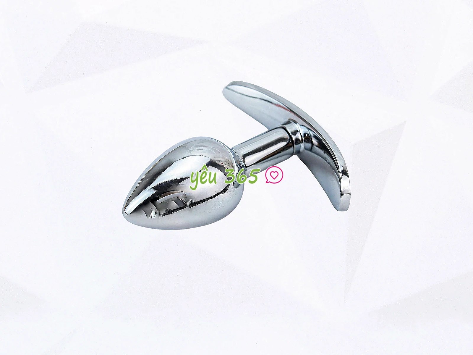 Dụng cụ kích thích hậu môn inox có tay cầm