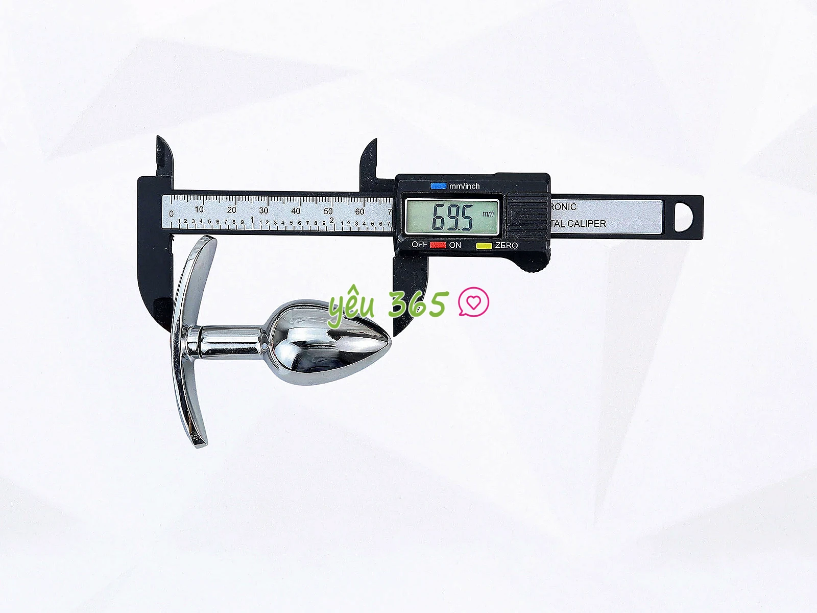 Dụng cụ kích thích hậu môn inox có tay cầm
