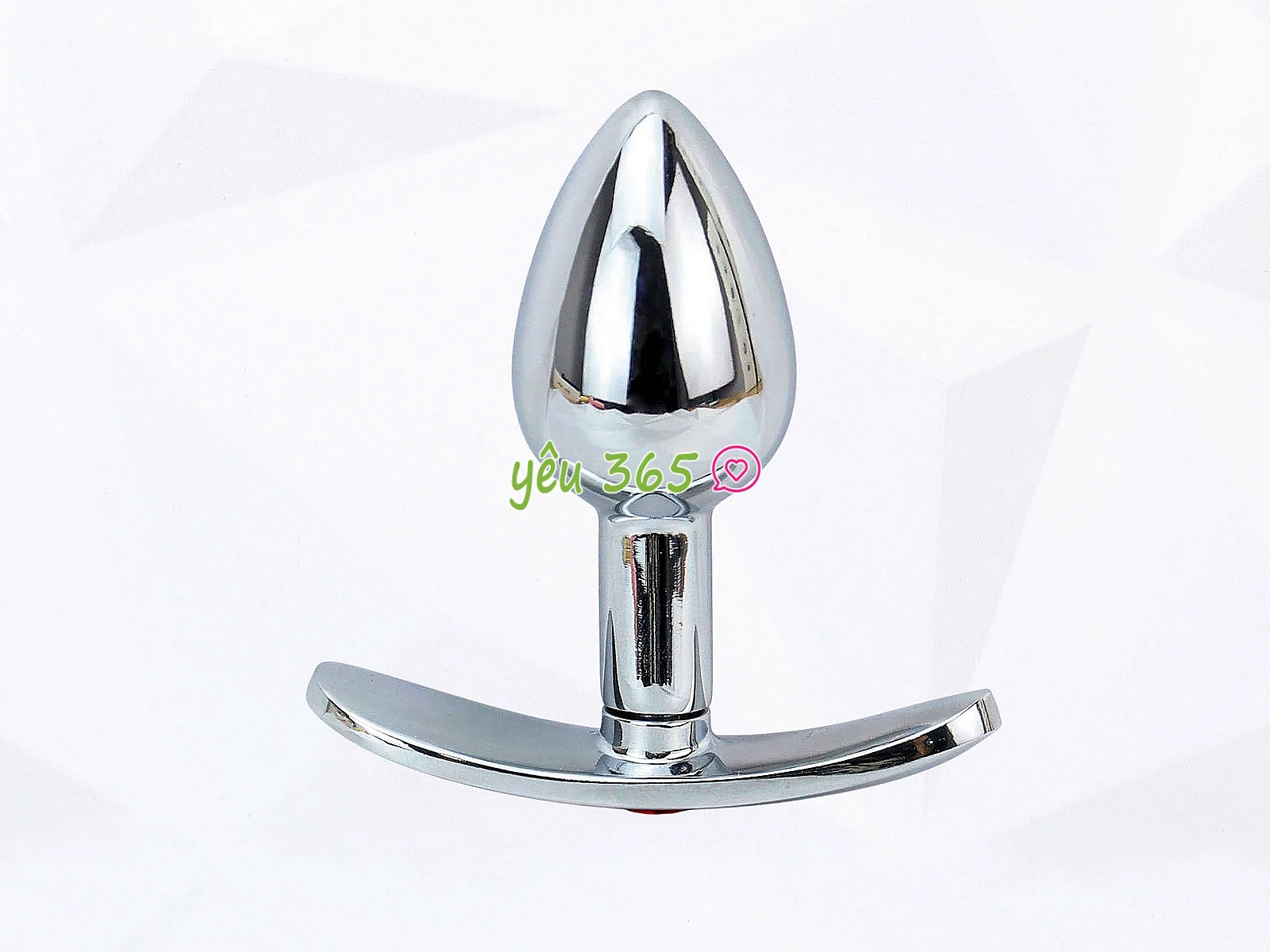 Dụng cụ kích thích hậu môn inox có tay cầm