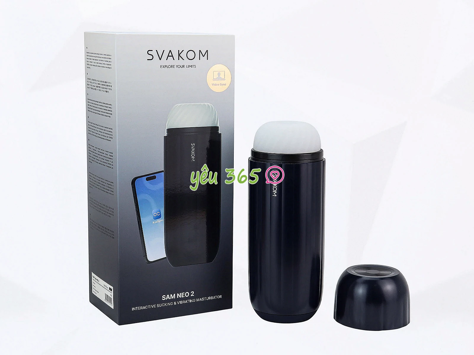 Máy thủ dâm âm đạo giả Svakom Sam Neo 2 kết nối qua App điện thoại