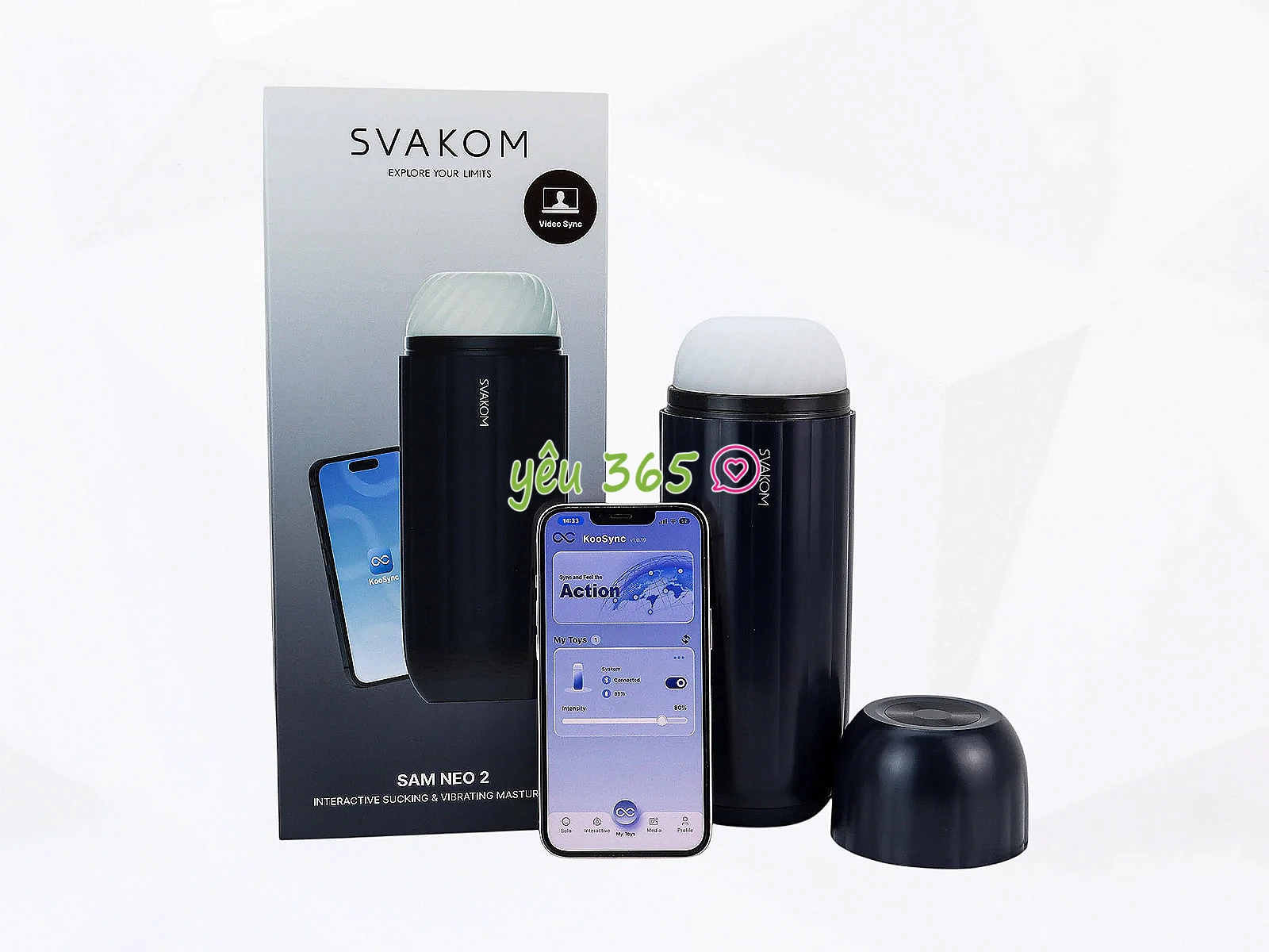 Máy thủ dâm âm đạo giả Svakom Sam Neo 2 kết nối qua App điện thoại
