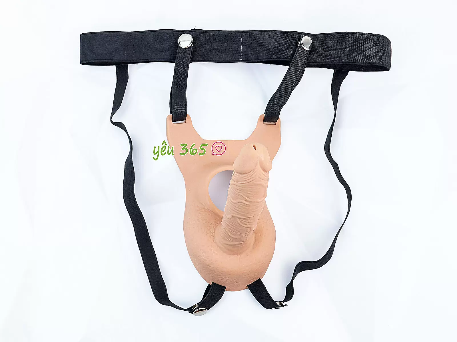 Dương vật giả dây đeo 2 đầu kết hợp