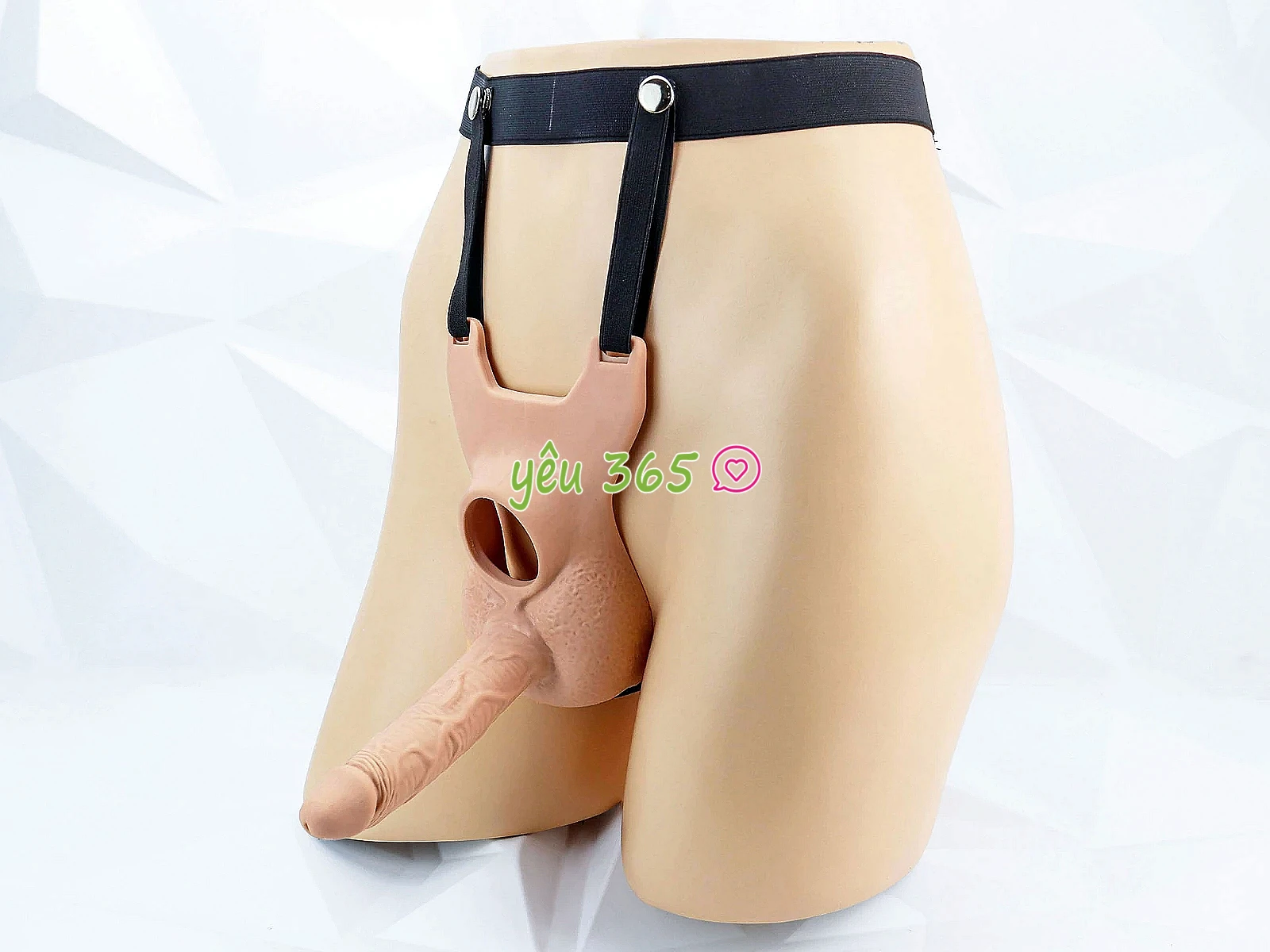 Dương vật giả dây đeo 2 đầu kết hợp tăng khoái cảm mạnh mẽ cho cả hai
