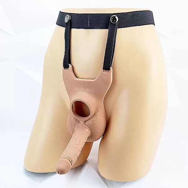 Dương vật giả dây đeo 2 đầu kết hợp tăng khoái cảm mạnh mẽ cho cả hai