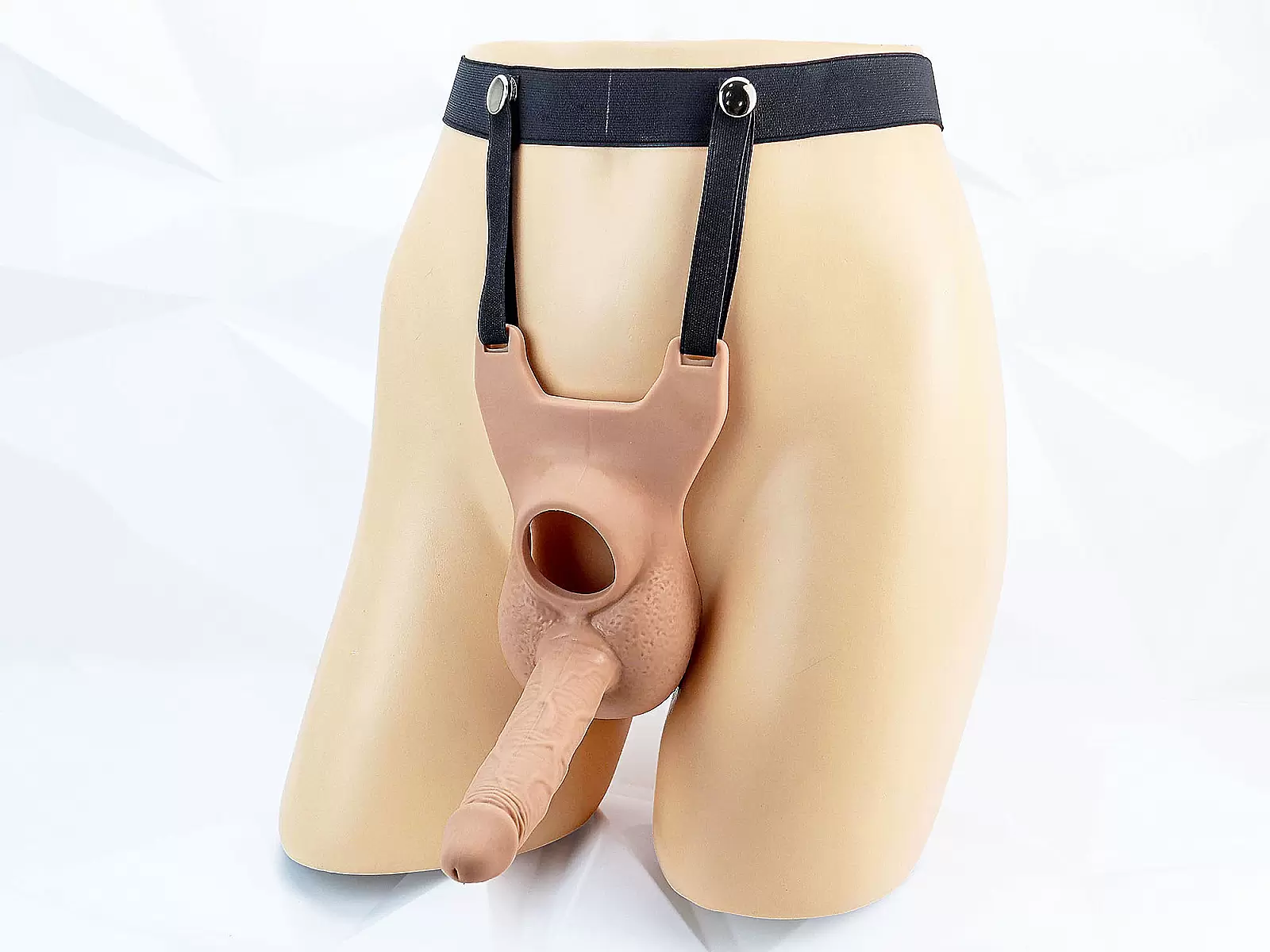 Dương vật giả dây đeo 2 đầu kết hợp tăng khoái cảm mạnh mẽ cho cả hai