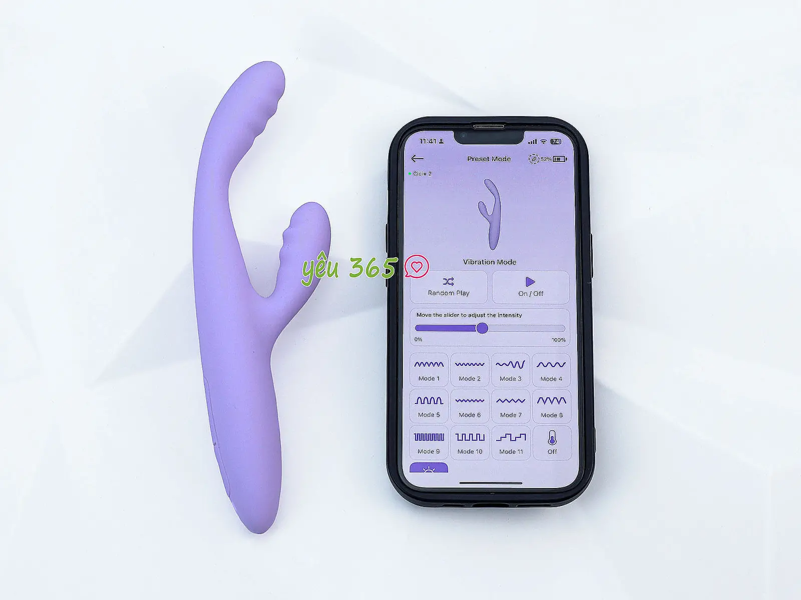 Máy mát xa điểm G Svakom CiCi+2 có nhánh