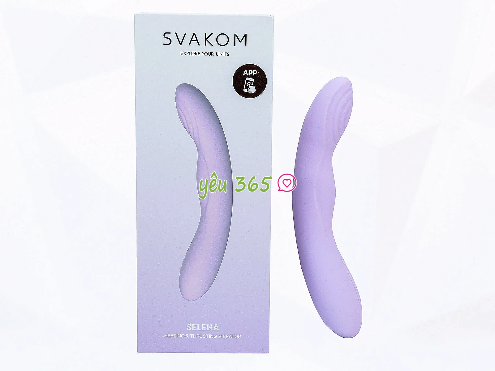 Máy massage SVAKOM Selena rung thụt sưởi ấm điều khiển App cao cấp