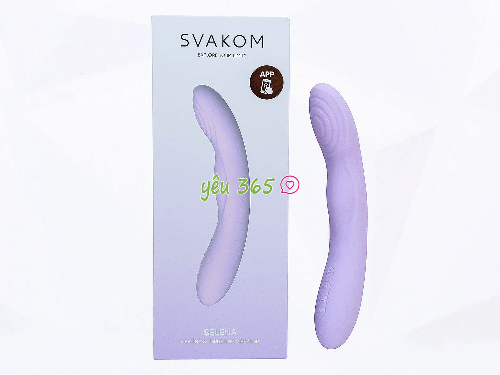 Máy massage SVAKOM Selena rung thụt sưởi ấm điều khiển App cao cấp